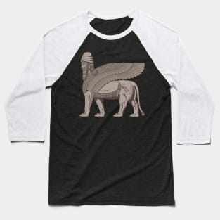 Lamassu Winged lion Assyrian Baseball T-Shirt